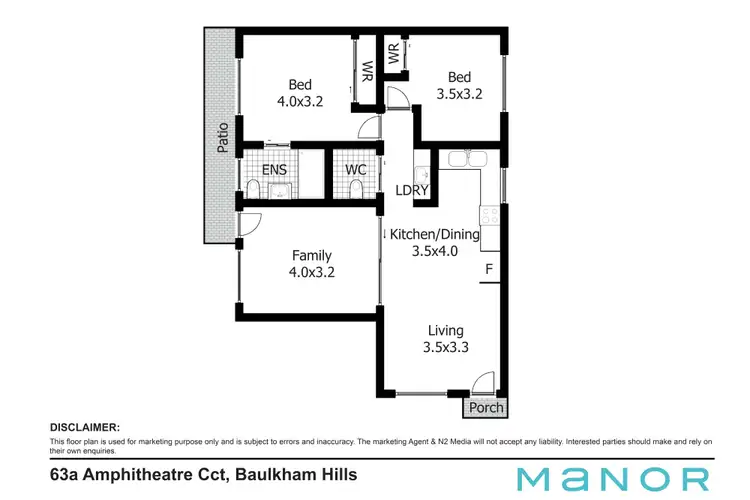 Floorplan of Homely house listing, 63A Amphitheatre Circuit, Baulkham Hills NSW 2153