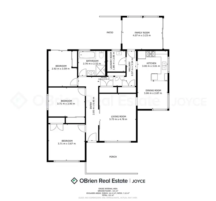 Floorplan of Homely house listing, 8 Tilson Grove, Wangaratta VIC 3677