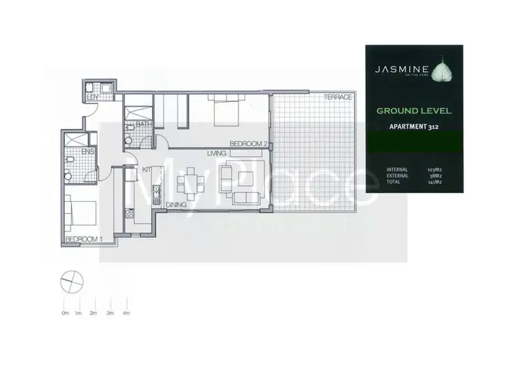 Floorplan of Homely apartment listing, 312/32 Jasmine Street, Botany NSW 2019