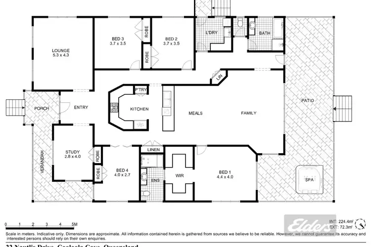 Floorplan of Homely house listing, 22 Nautilus Drive, Cooloola Cove QLD 4580