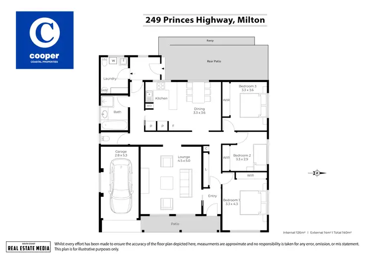 Floorplan of Homely house listing, 249 Princes Highway, Milton NSW 2538
