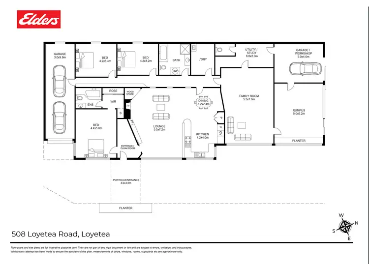 Floorplan of Homely rural property listing, 508 Loyetea Road, Loyetea TAS 7316