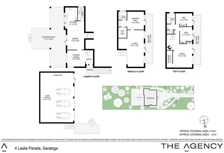 Floorplan of Homely house listing, 4 Leslie Parade, Saratoga NSW 2251