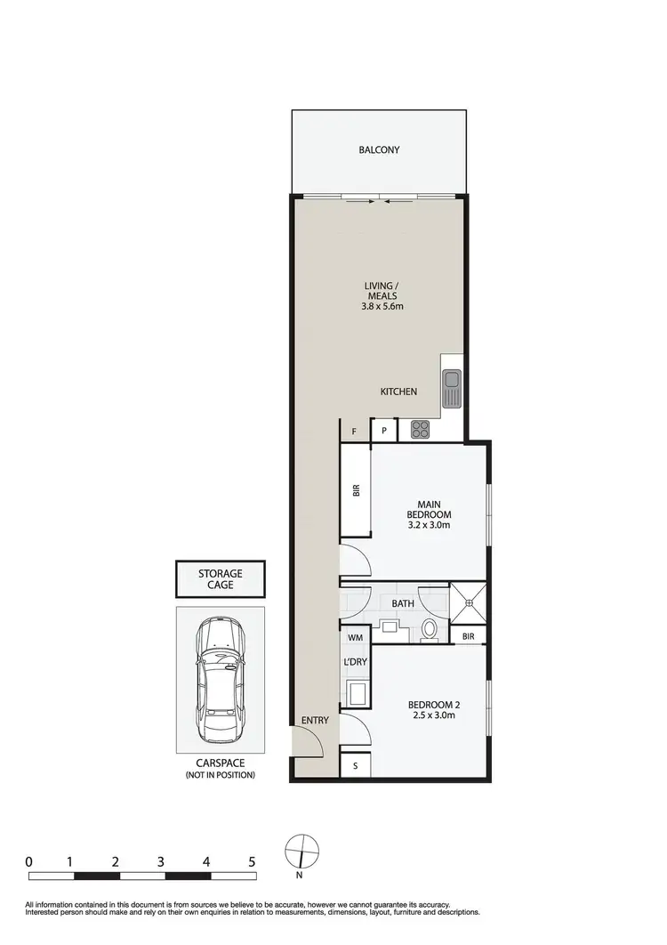 Floorplan of Homely apartment listing, 8/1440 Centre Road, Clayton South VIC 3169