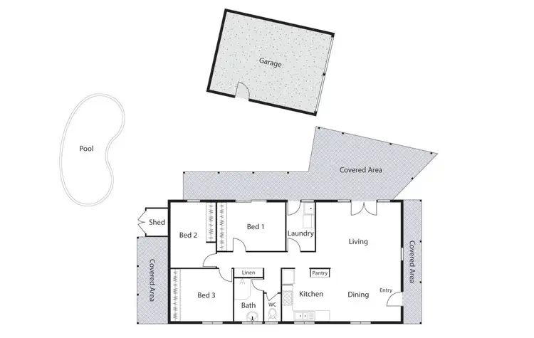 Floorplan of Homely house listing, 1 Mactier Place, Gowrie ACT 2904