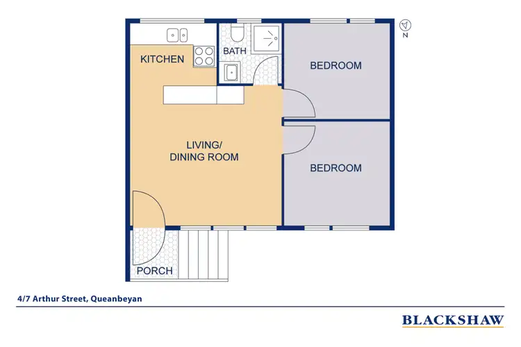 Floorplan of Homely apartment listing, 4/7 Arthur Street, Crestwood NSW 2620