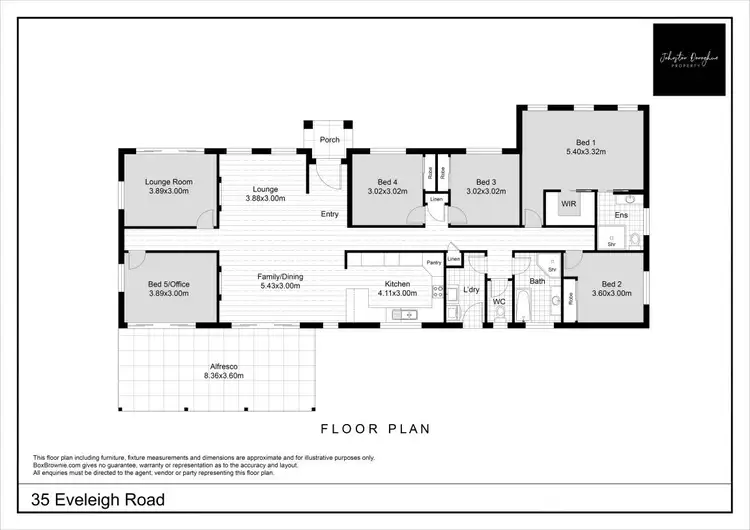 Floorplan of Homely house listing, 35 Eveleigh Road, Gunnedah NSW 2380