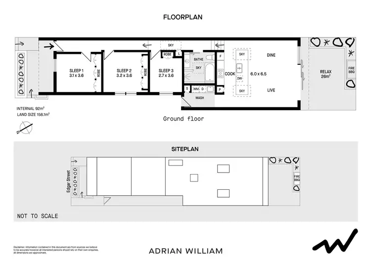 Floorplan of Homely house listing, 6 Edgar Street, Tempe NSW 2044