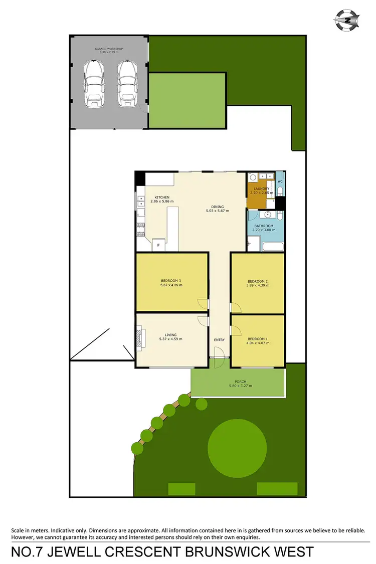 Floorplan of Homely house listing, 7 Jewell Crescent, Brunswick West VIC 3055