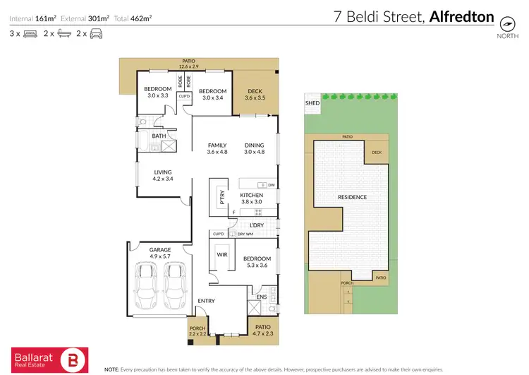 Floorplan of Homely house listing, 7 Beldi Street, Alfredton VIC 3350