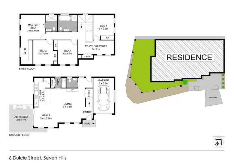 Floorplan of Homely house listing, 6 Dulcie Street, Seven Hills NSW 2147