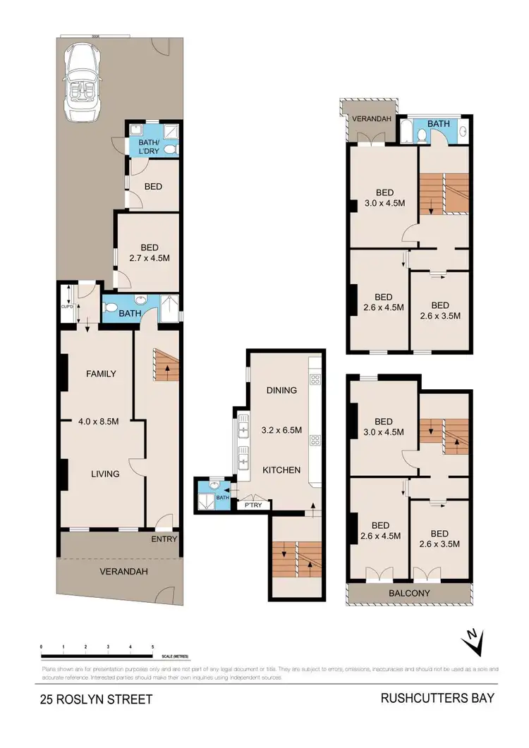 Floorplan of Homely terrace listing, 25 Roslyn Street, Potts Point NSW 2011