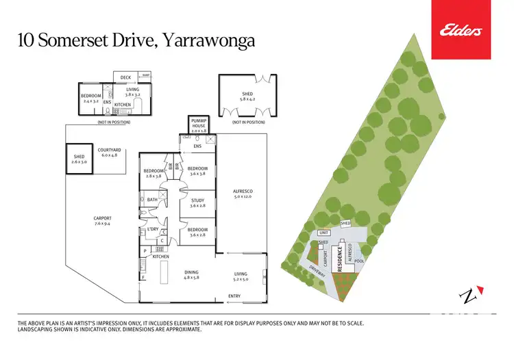 Floorplan of Homely house listing, 10 Somerset Drive, Yarrawonga VIC 3730