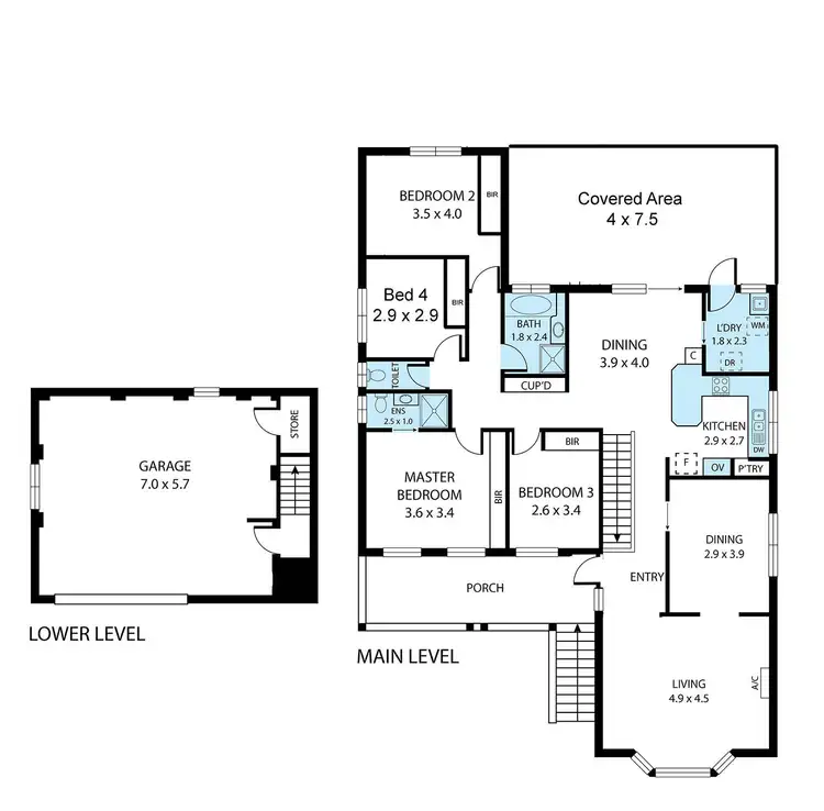 Floorplan of Homely house listing, 6 Boree Place, Bangor NSW 2234
