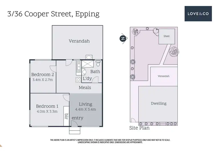 Floorplan of Homely unit listing, 3/36 Cooper Street, Epping VIC 3076
