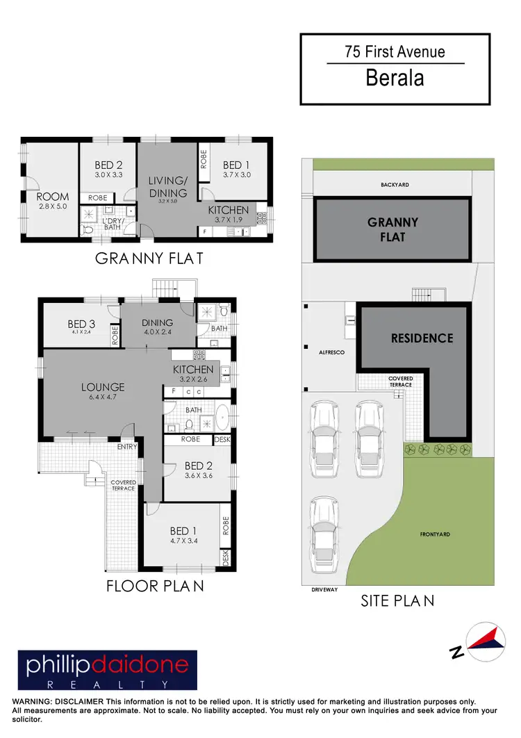 Floorplan of Homely house listing, 75 First Avenue, Berala NSW 2141