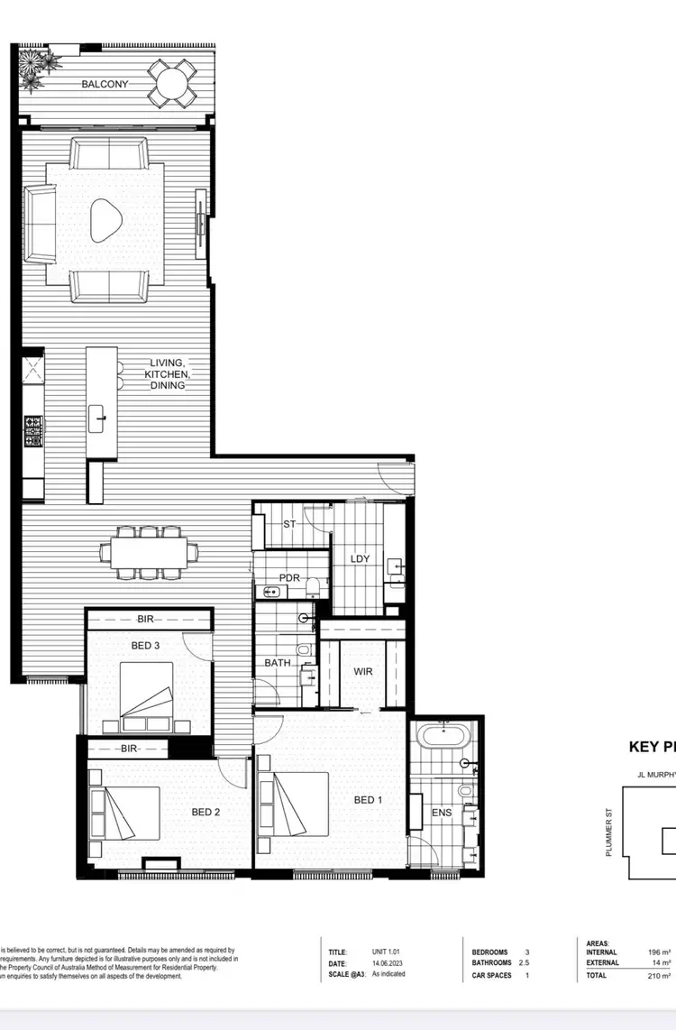 Floorplan of Homely apartment listing, 101/339 Williamstown Road, Port Melbourne VIC 3207