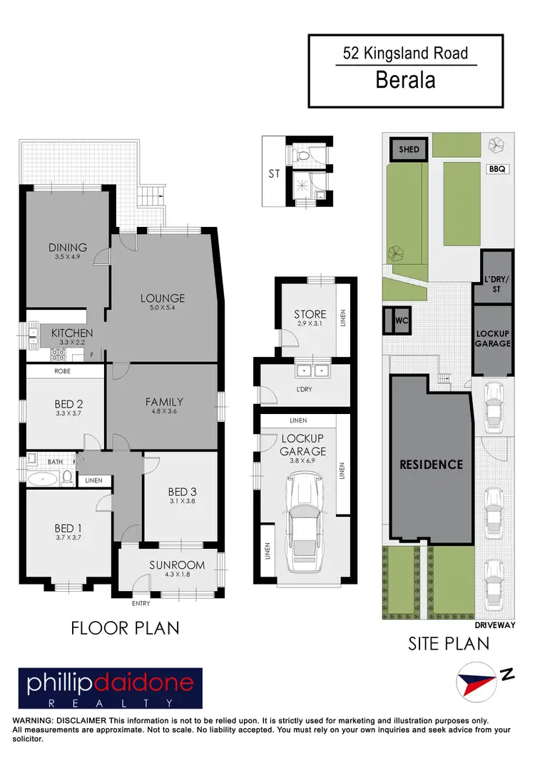 Floorplan of Homely house listing, 52 Kingsland Road, Berala NSW 2141