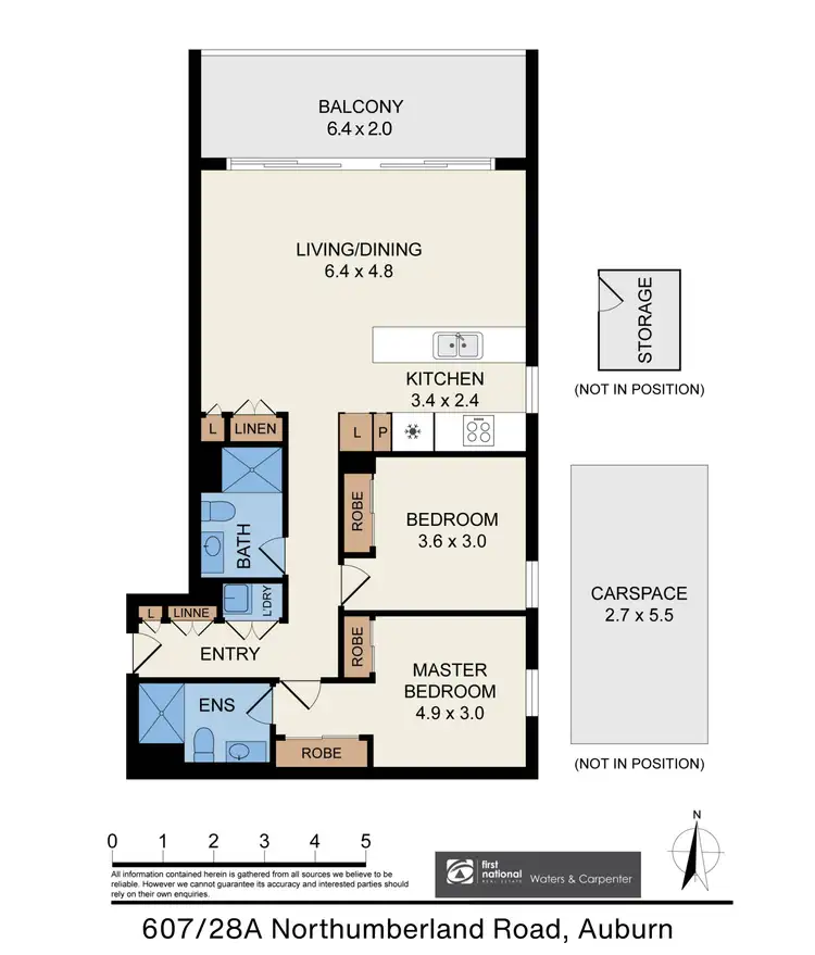 Floorplan of Homely apartment listing, 607/28a Northumberland Road, Auburn NSW 2144