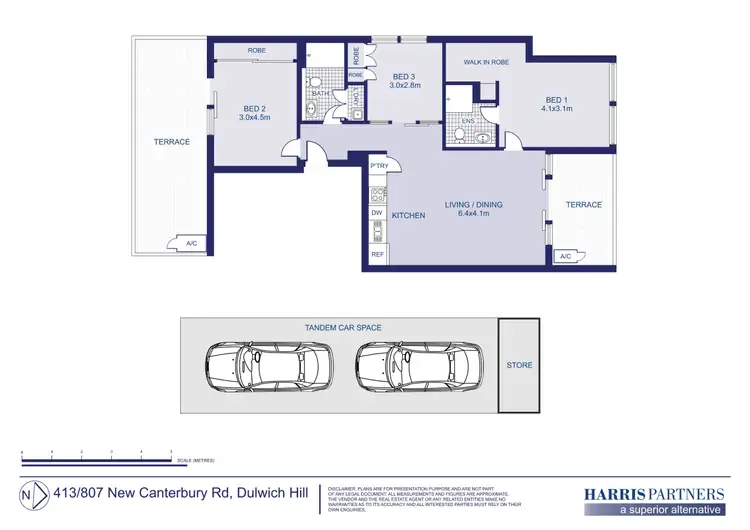 Floorplan of Homely apartment listing, 413/807 New Canterbury Road, Dulwich Hill NSW 2203