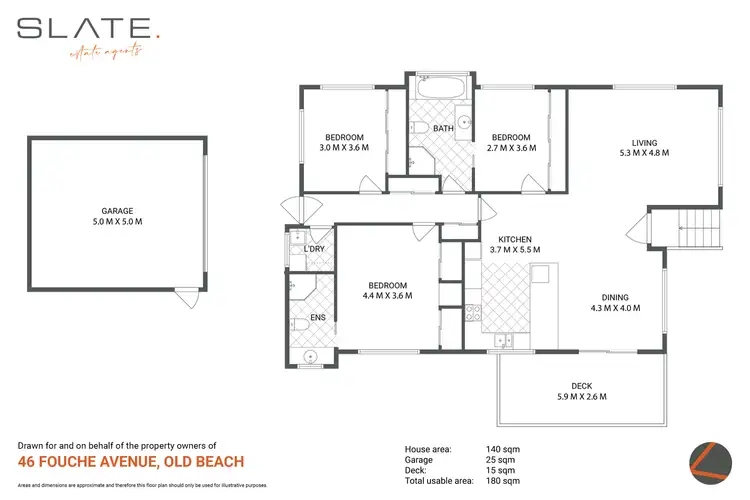Floorplan of Homely house listing, 46 Fouche Avenue, Old Beach TAS 7017