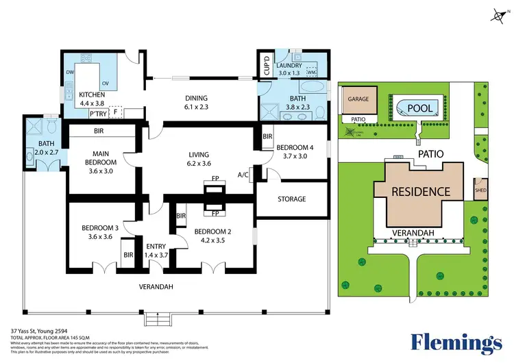 Floorplan of Homely house listing, 37 Yass Street, Young NSW 2594