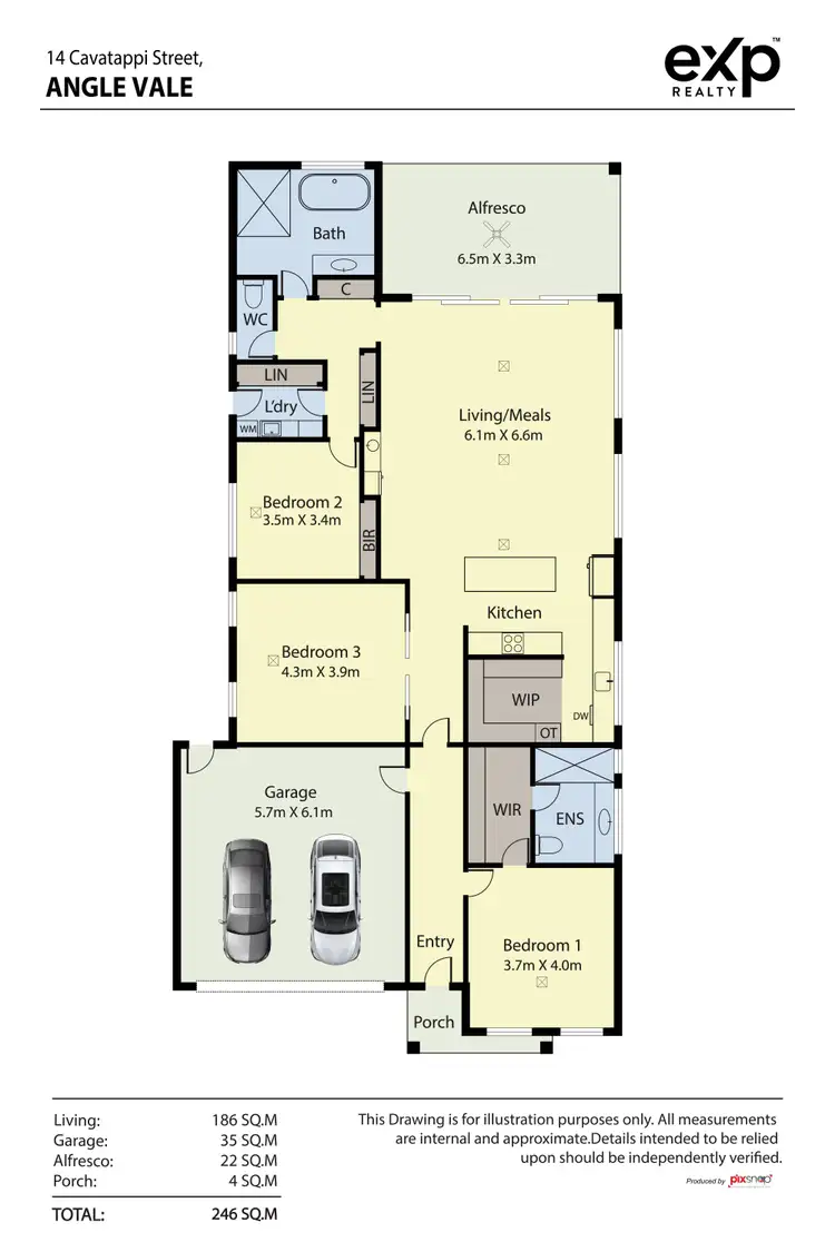 Floorplan of Homely house listing, 14 Cavatappi Street, Angle Vale SA 5117