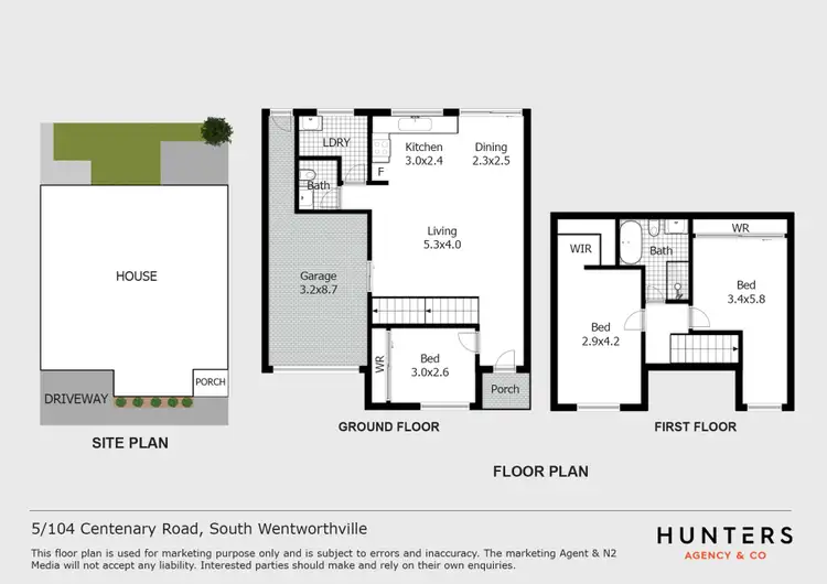 Floorplan of Homely house listing, 5/104 Centenary Road, South Wentworthville NSW 2145