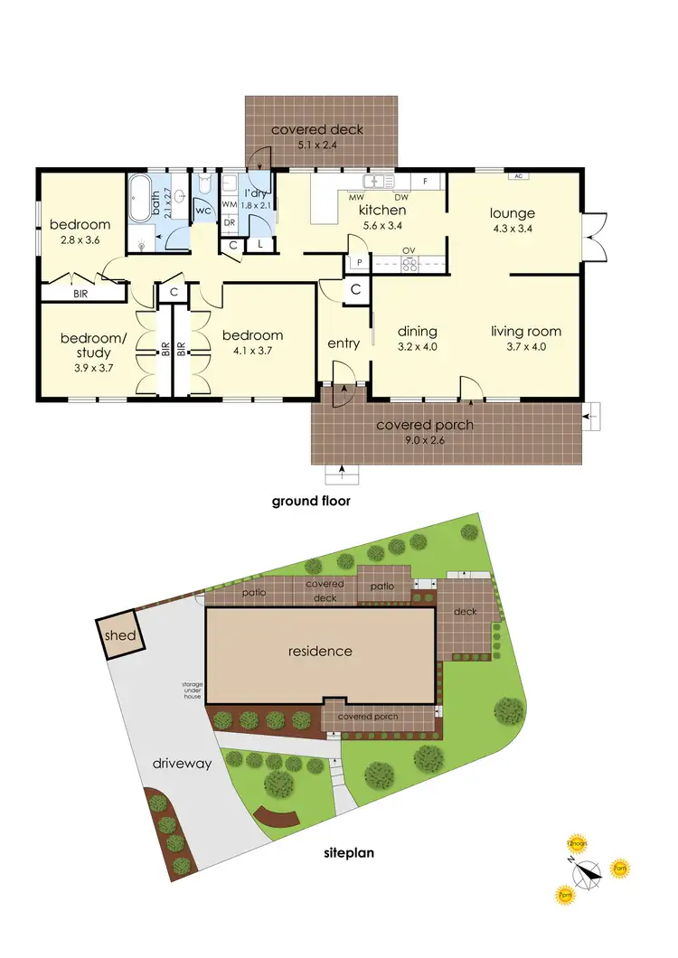 Floorplan of Homely house listing, 1 Iona Court, Frankston VIC 3199