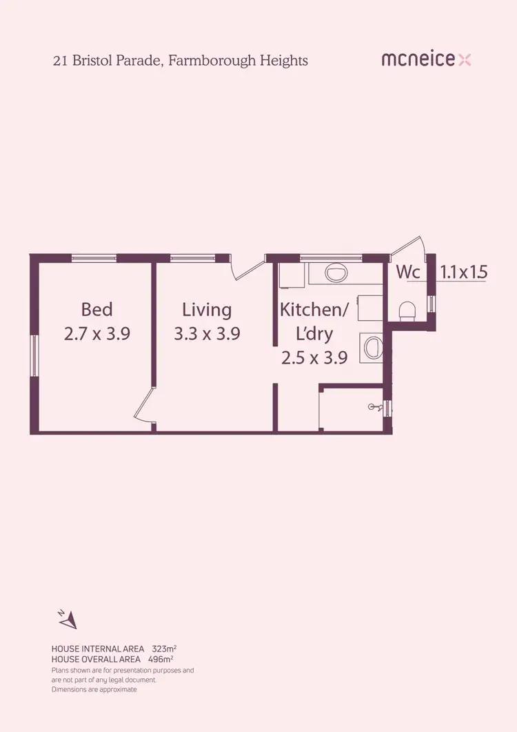 Floorplan of Homely apartment listing, 21 Bristol Parade, Farmborough Heights NSW 2526