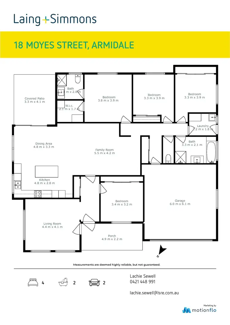Floorplan of Homely house listing, 18 Moyes Street, Armidale NSW 2350