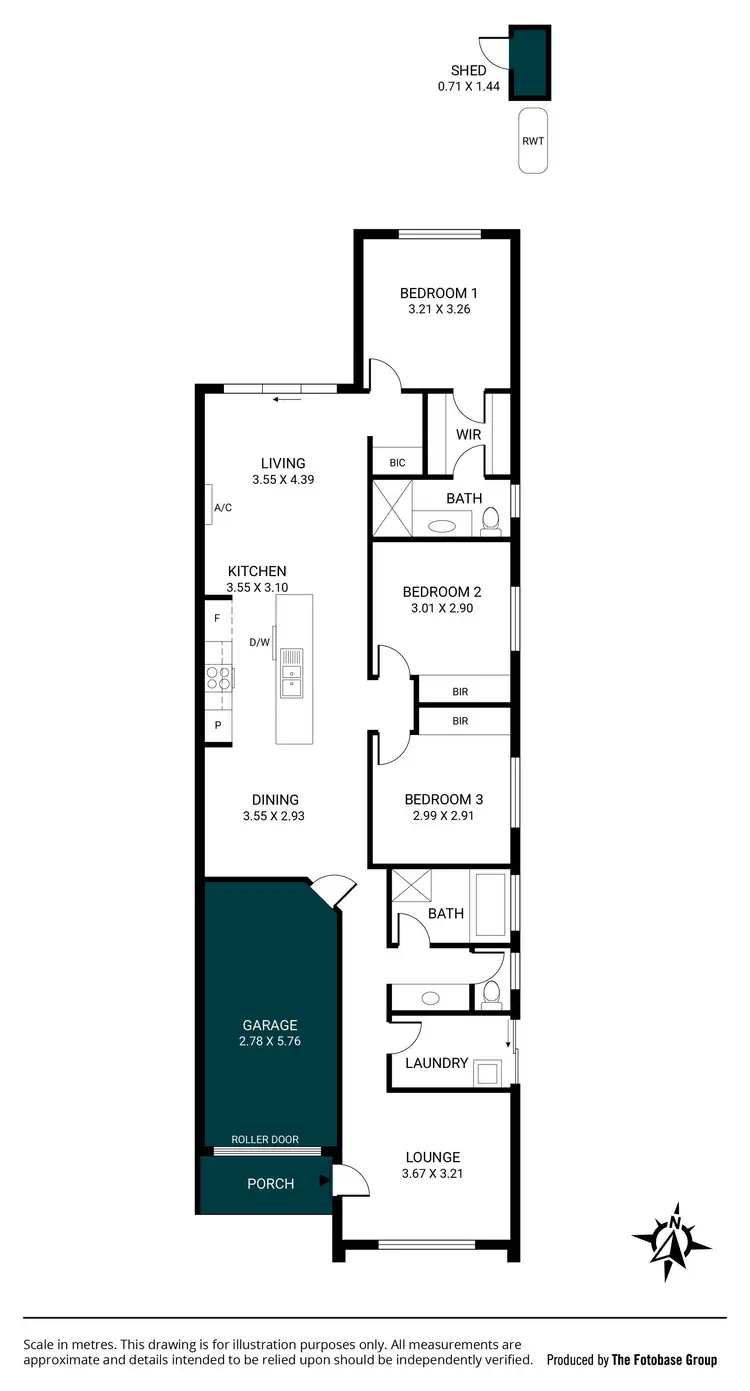 Floorplan of Homely house listing, 2 Burgess Court, Morphett Vale SA 5162