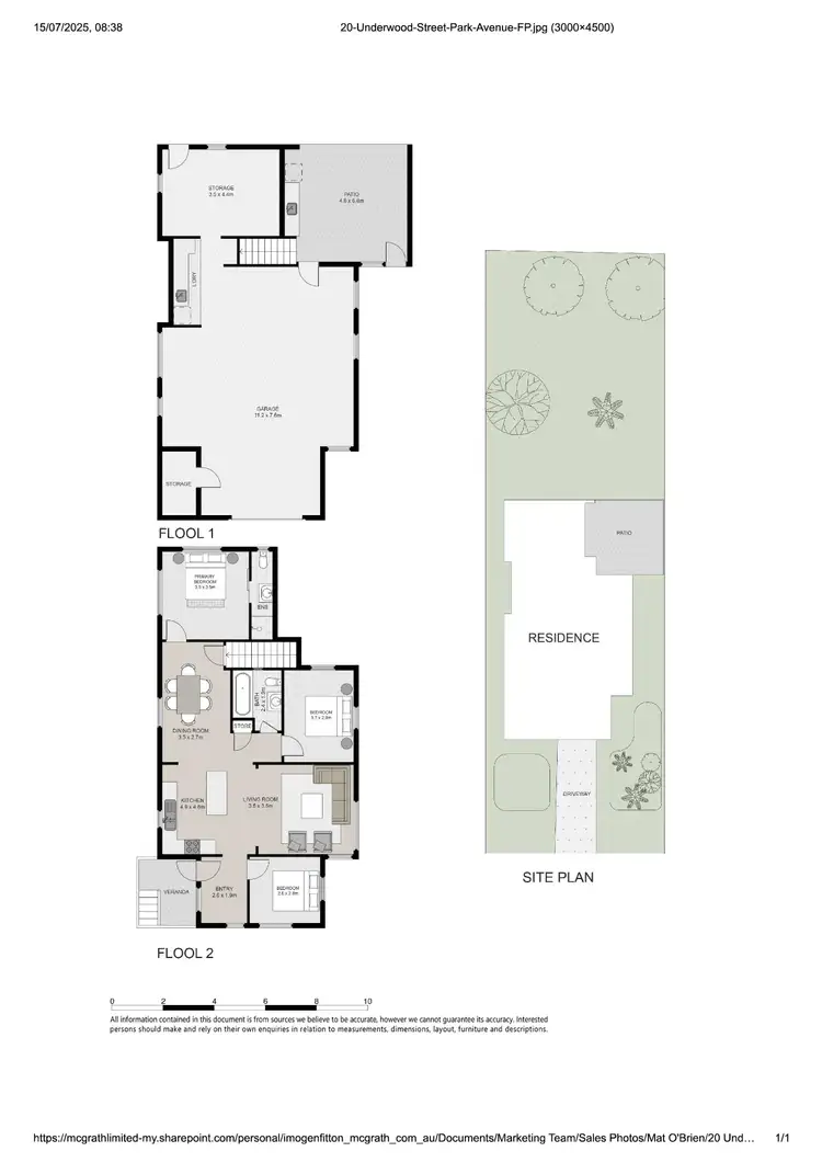 Floorplan of Homely house listing, 20 Underwood Street, Park Avenue QLD 4701