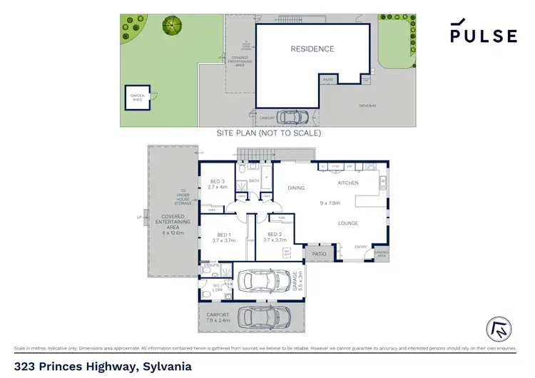 Floorplan of Homely house listing, 323 Princes Highway, Sylvania NSW 2224