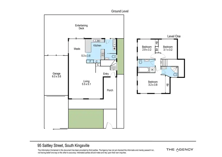 Floorplan of Homely house listing, 95 Saltley Street, South Kingsville VIC 3015
