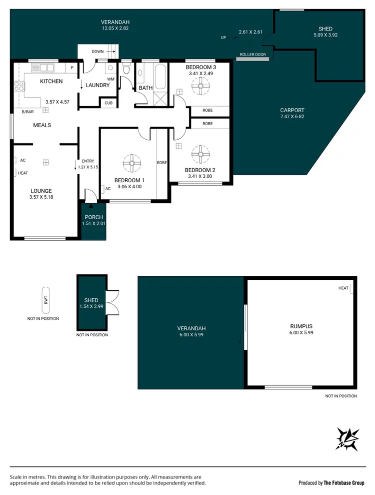 Floorplan of Homely house listing, 34 Kathryn Drive, Morphett Vale SA 5162