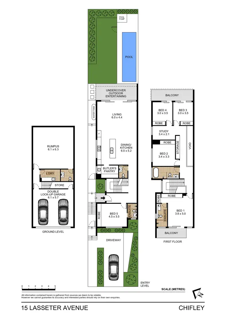 Floorplan of Homely house listing, 15 Lasseter Avenue, Chifley NSW 2036