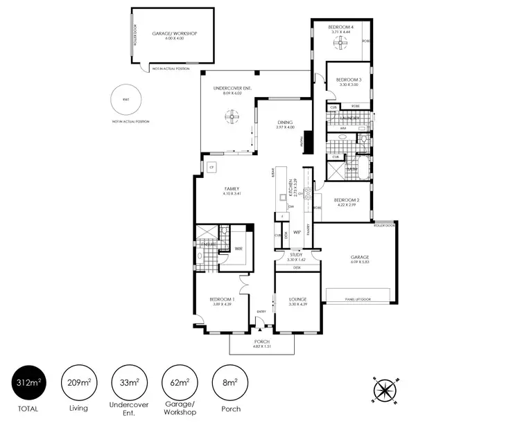 Floorplan of Homely house listing, 30 Kennebec Court, Mount Barker SA 5251