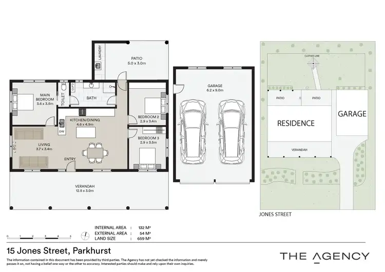 Floorplan of Homely house listing, 15 Jones Street, Parkhurst QLD 4702
