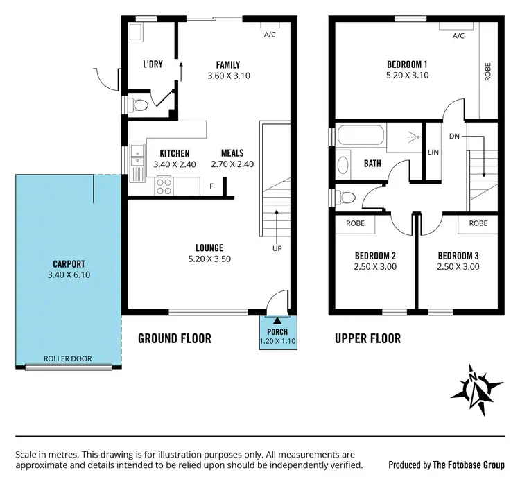 Floorplan of Homely townhouse listing, 40 Junction Lane, Mile End SA 5031