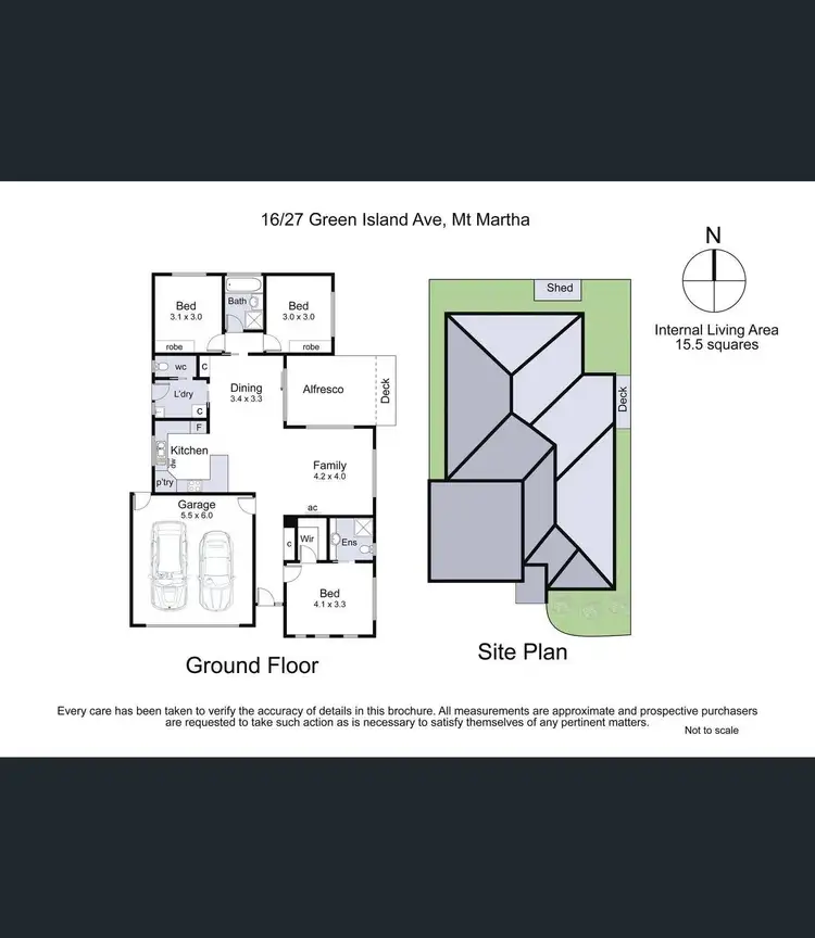 Floorplan of Homely unit listing, 16/27 Green Island Avenue, Mount Martha VIC 3934