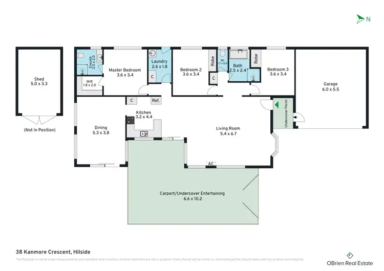 Floorplan of Homely house listing, 38 Kanmore Crescent, Hillside VIC 3037