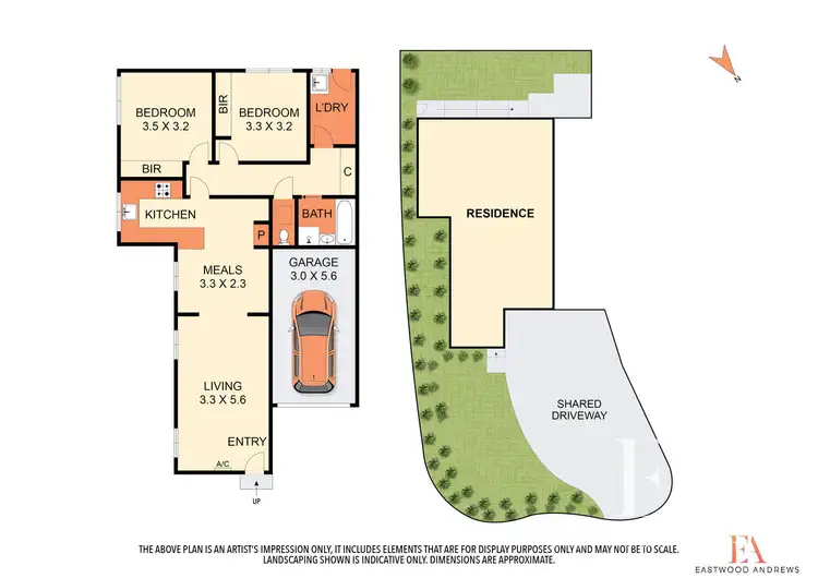 Floorplan of Homely unit listing, 1/1 Charolais Court, Belmont VIC 3216