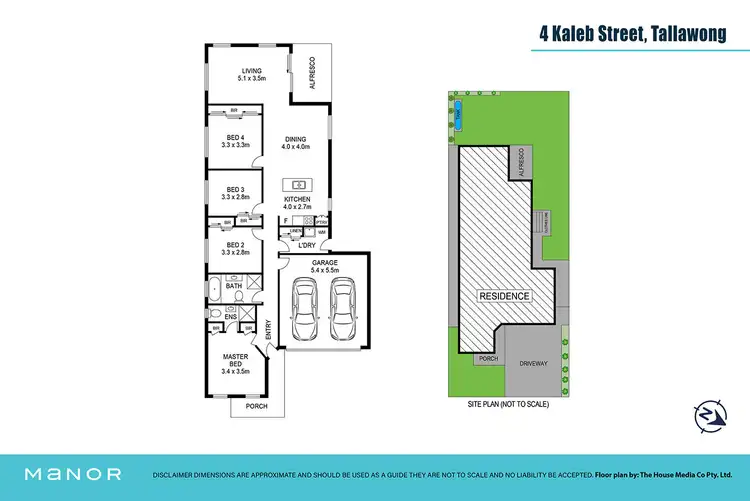 Floorplan of Homely house listing, 4 Kaleb Street, Tallawong NSW 2762
