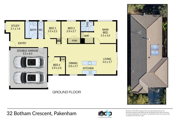 Floorplan of Homely house listing, 32 Botham Crescent, Pakenham VIC 3810