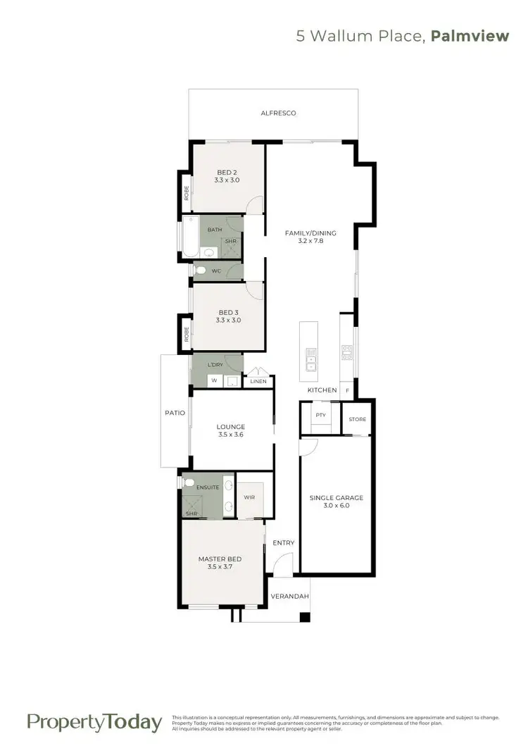 Floorplan of Homely house listing, 5 Wallum Place, Palmview QLD 4553