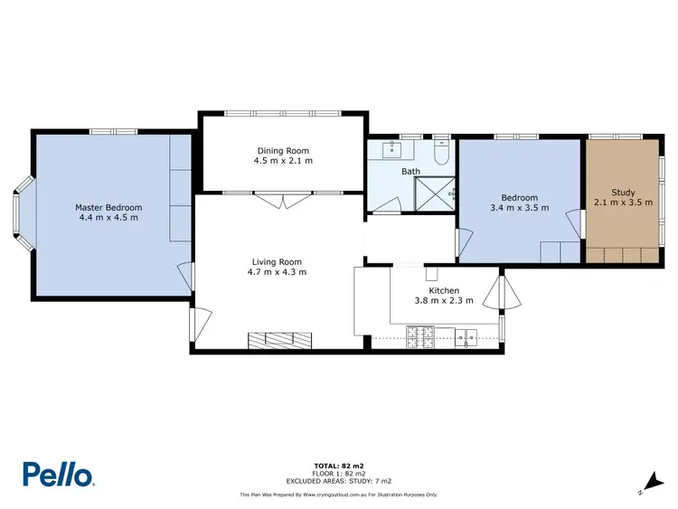 Floorplan of Homely apartment listing, 4/27 Rickard Avenue, Mosman NSW 2088