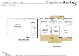 Floorplan of Homely house listing, 23 Apex Avenue, Kippa-ring QLD 4021