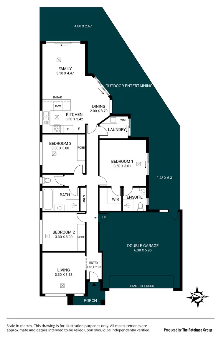 Floorplan of Homely house listing, 2a Ind Street, Paradise SA 5075