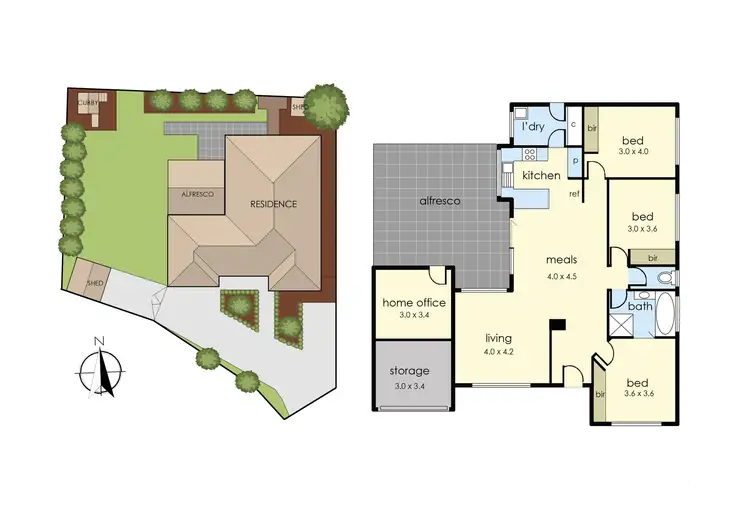 Floorplan of Homely house listing, 25 Banksia Crescent, Tyabb VIC 3913